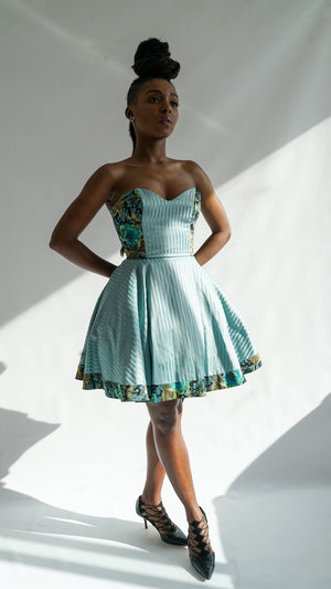 Cotton Cocktail Dress Handmade in New York