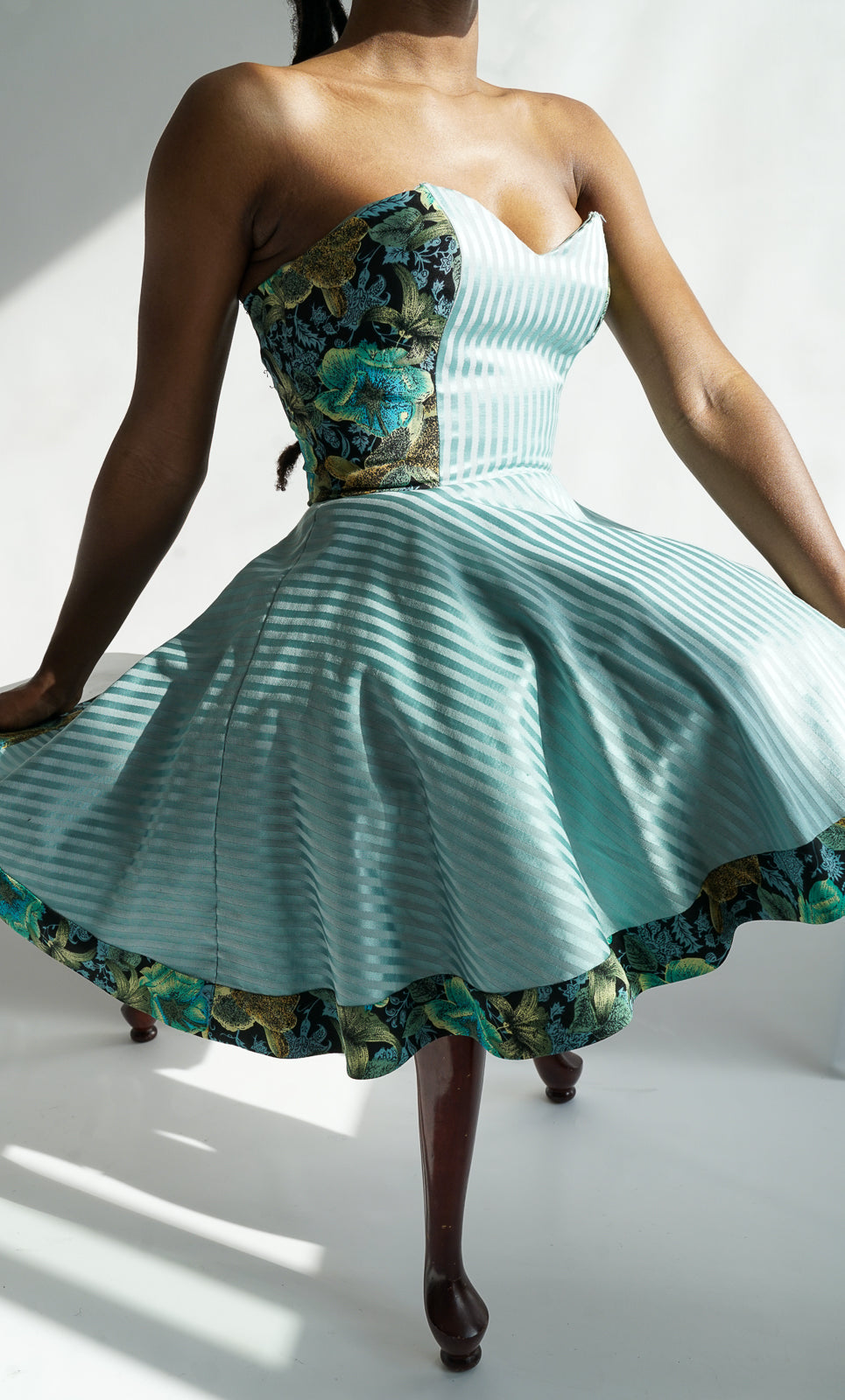 Cocktail Dress - Combo Blue