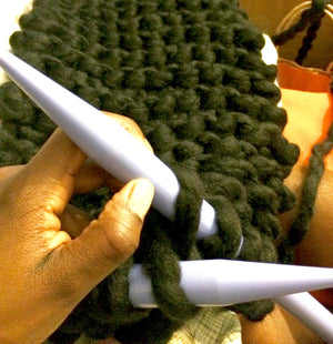 BCD Planet Hand Knit Scarf